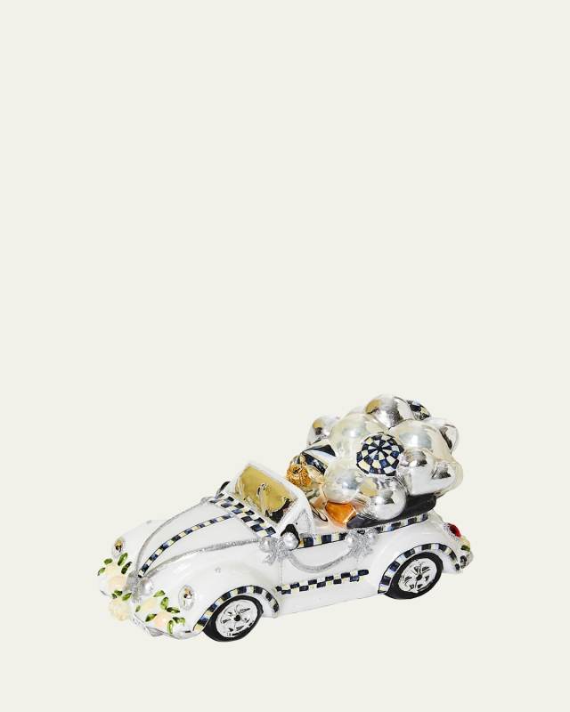 2024 Just Married Glass Christmas Ornament